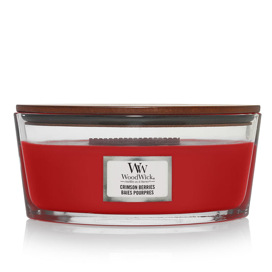 WoodWick Crimson Berries Ellipse Candle