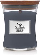 WoodWick Indigo Suede Medium Candle