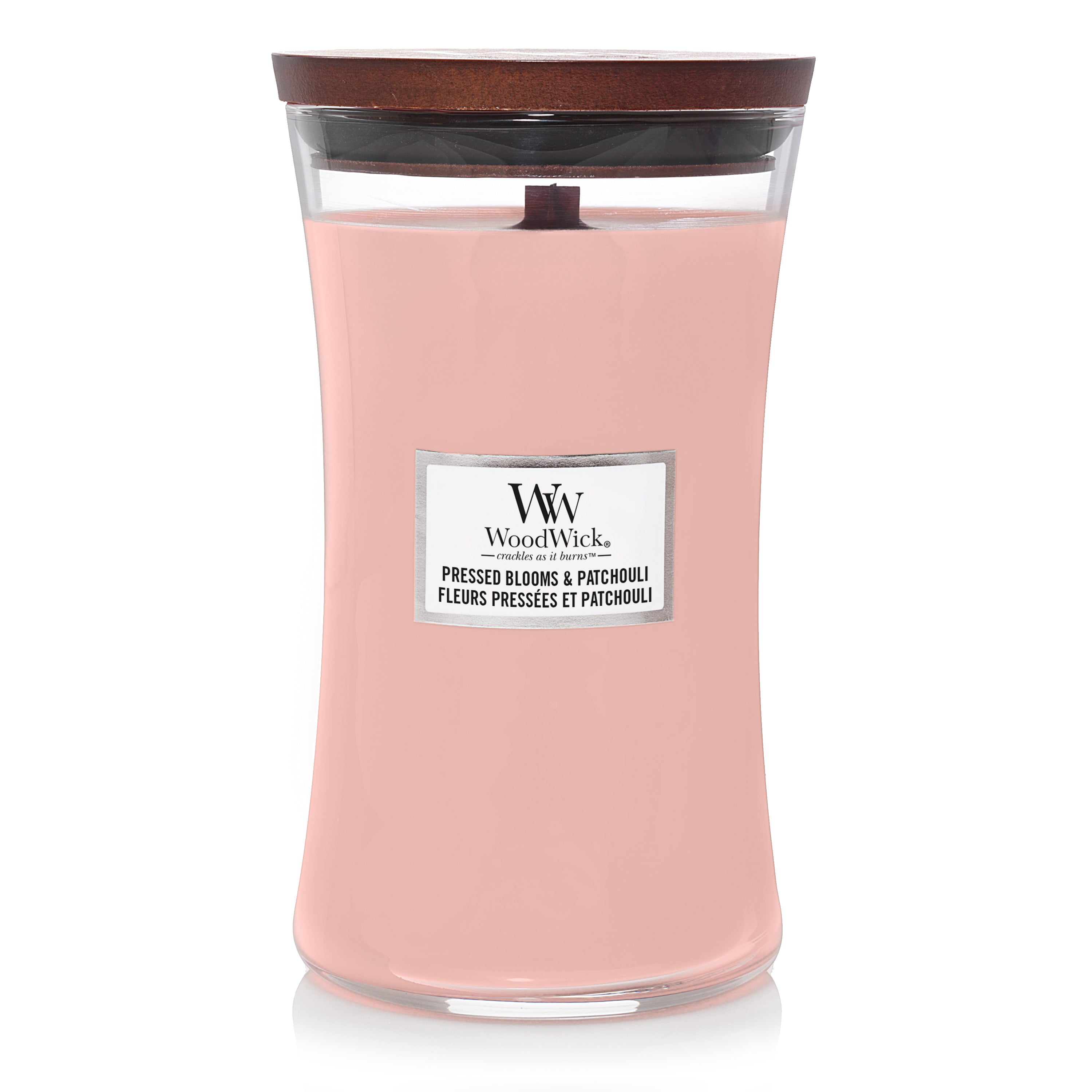 WoodWick Pressed Blooms & Patchouli Large Candle