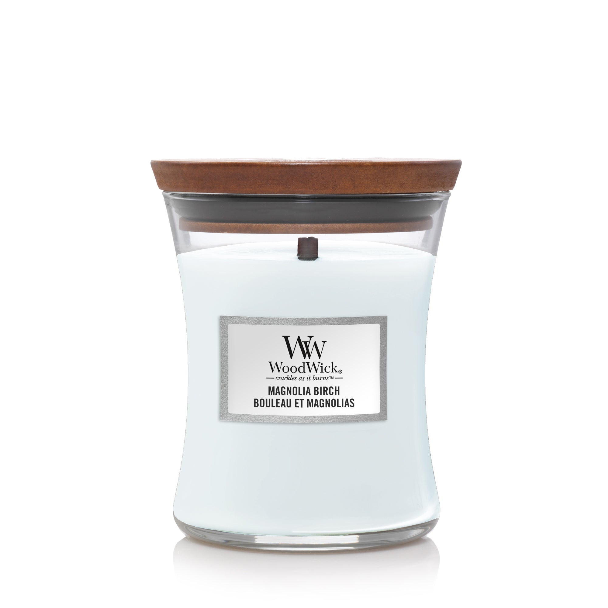 WoodWick Magnolia Birch Medium Candle
