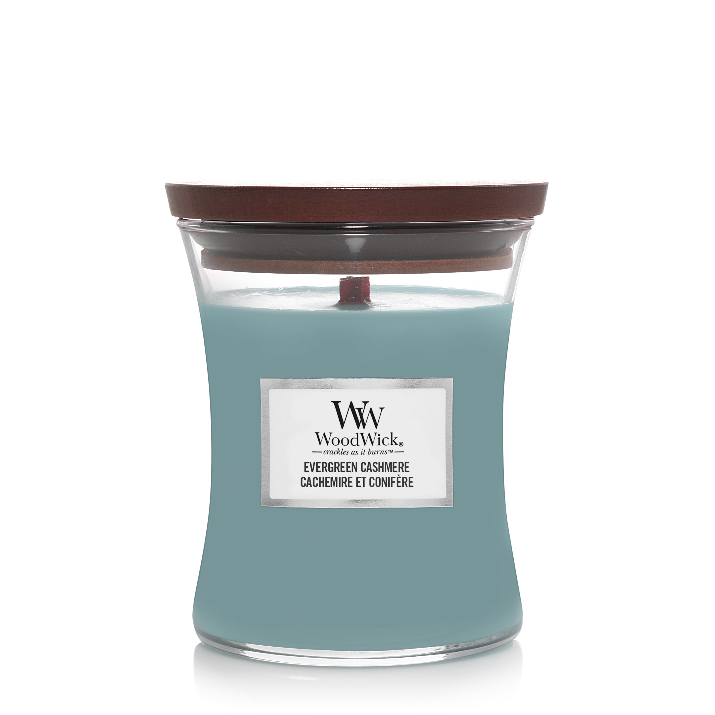 WoodWick Evergreen Cashmere Medium Candle