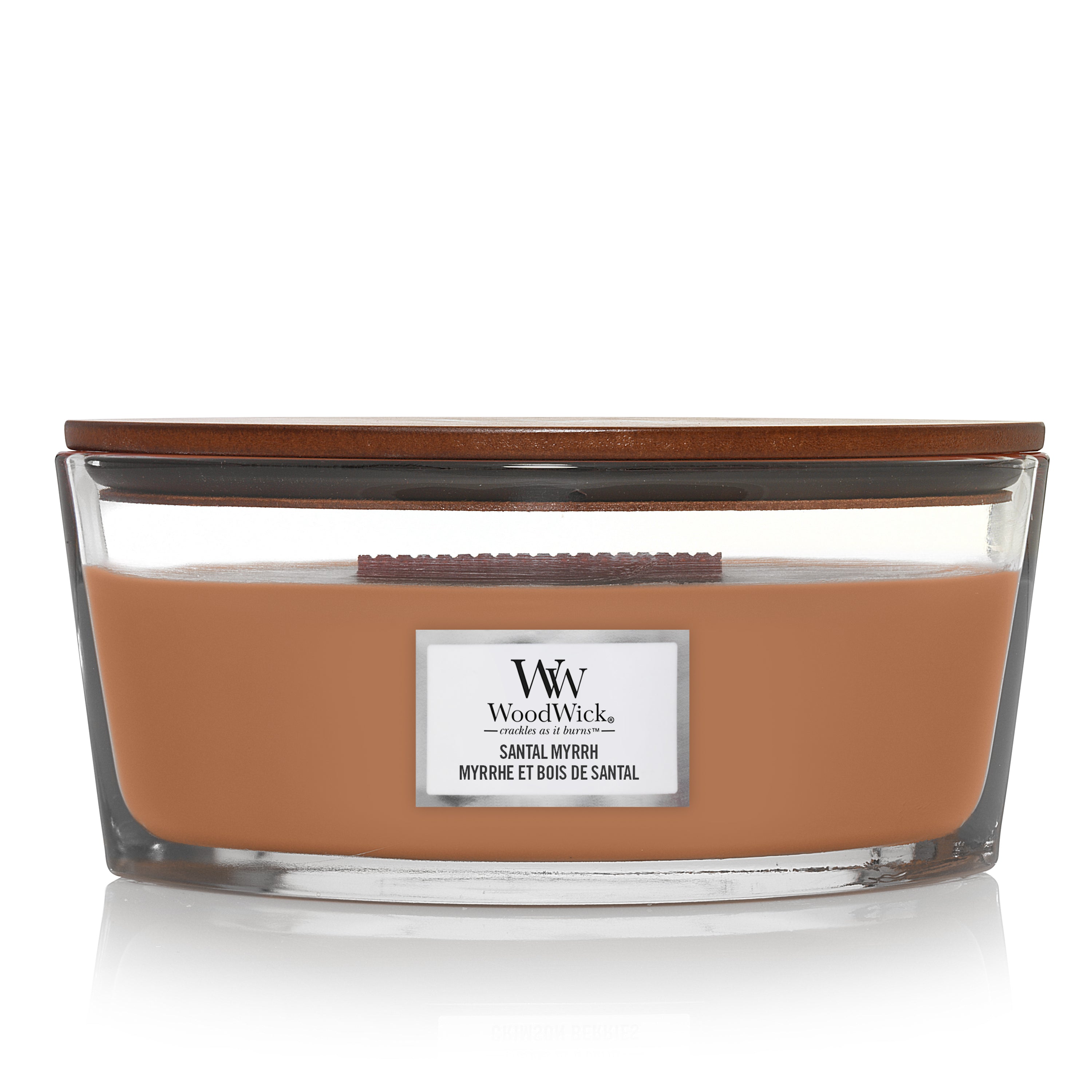 WoodWick Santal Myrrh Ellipse Candle