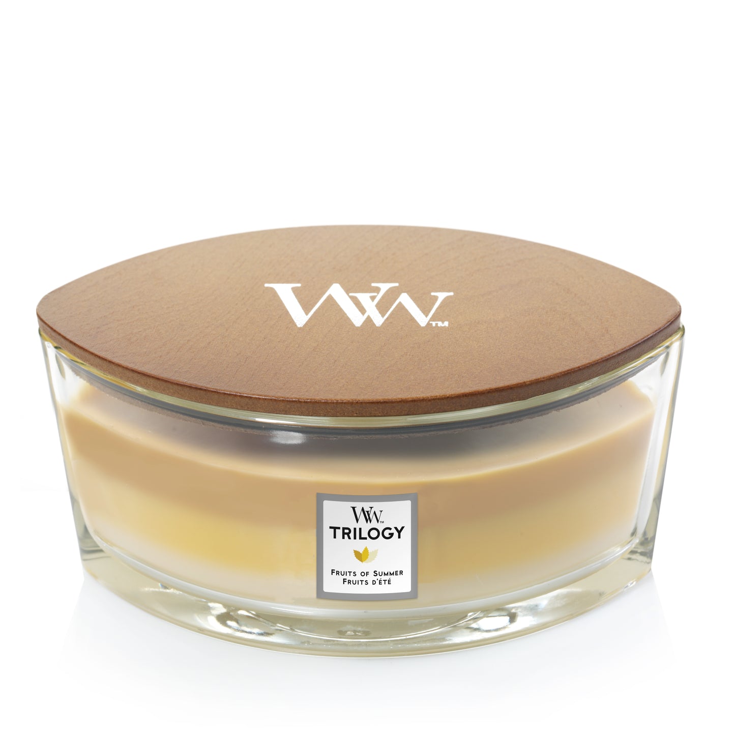 WoodWick Trilogy Fruits of Summer Ellipse Candle