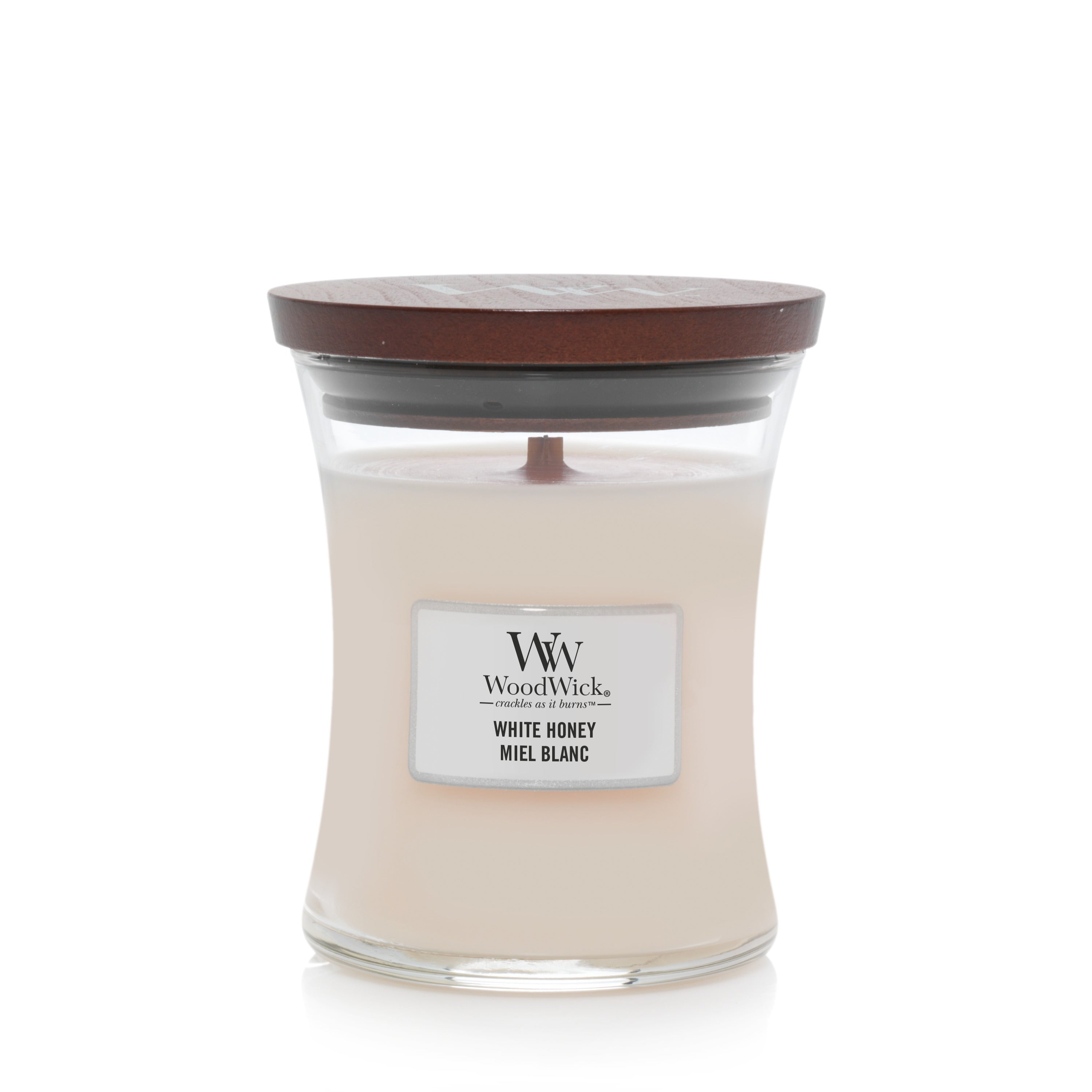 WoodWick White Honey Medium Candle