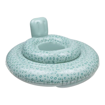 Green Leopard Printed Baby Swimseat 0-1 year (0-11 kg)