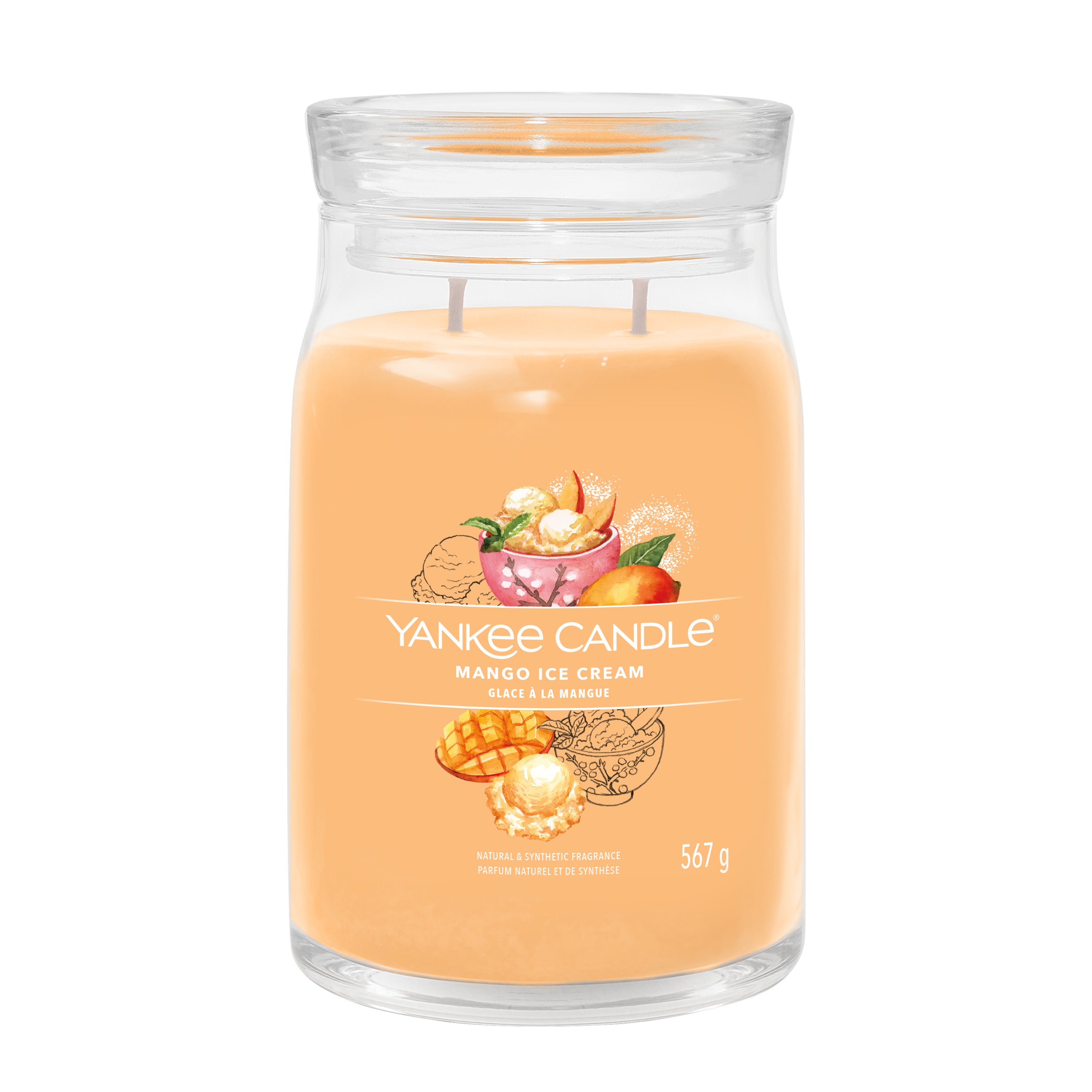 Yankee Candle Mango Ice Cream Signature Large Jar