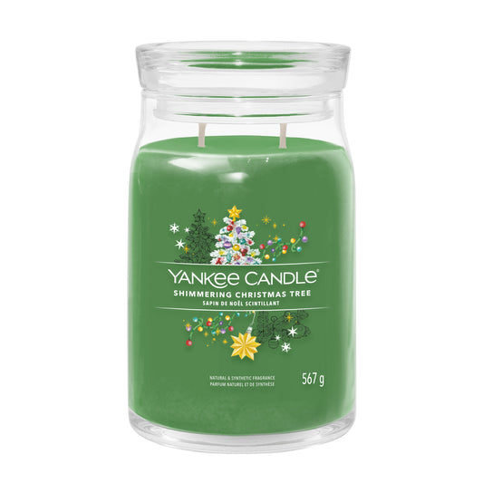 Yankee Candle Shimmering Christmas Tree Signature Large Jar