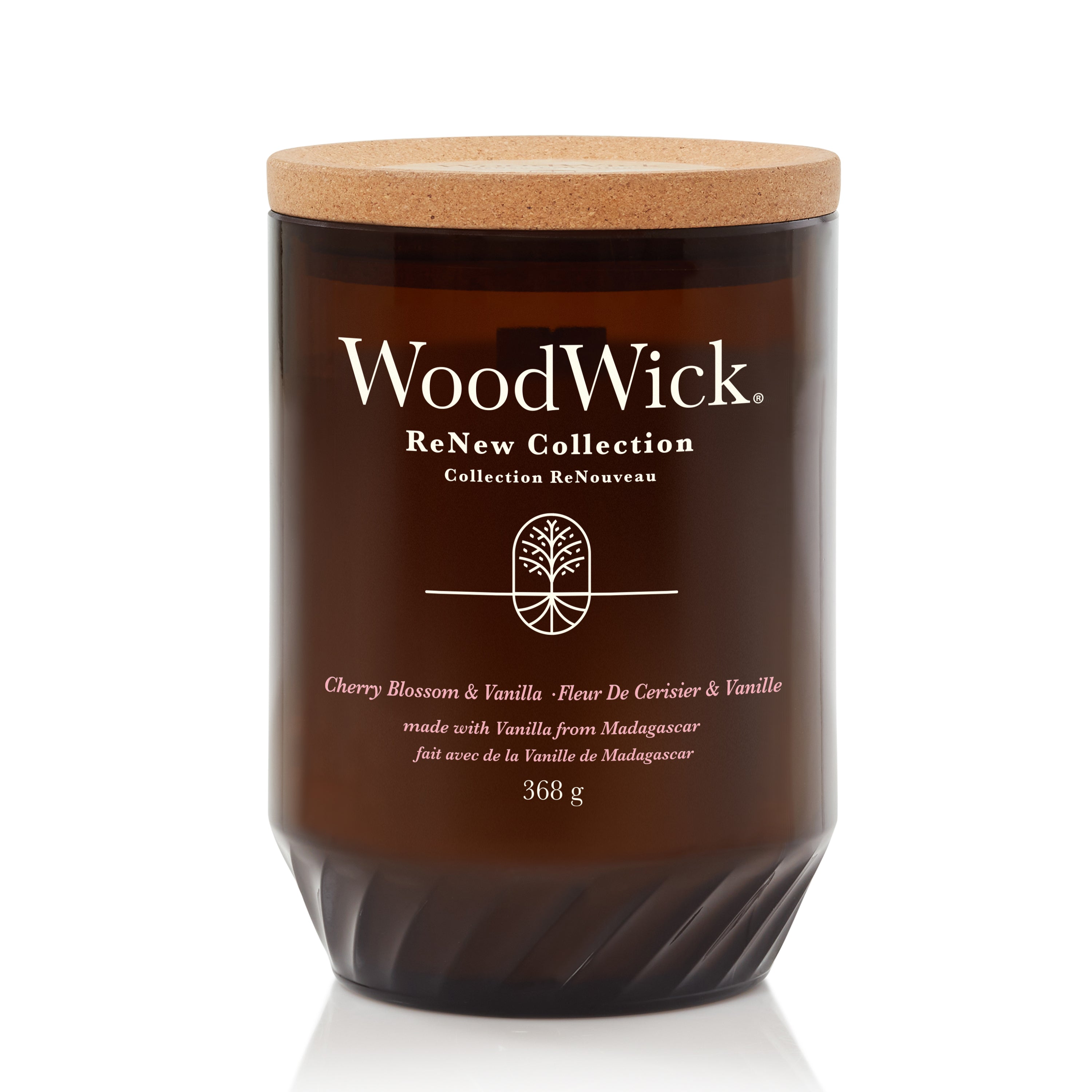 WoodWick ReNew Cherry Blossom & Vanilla Large Candle
