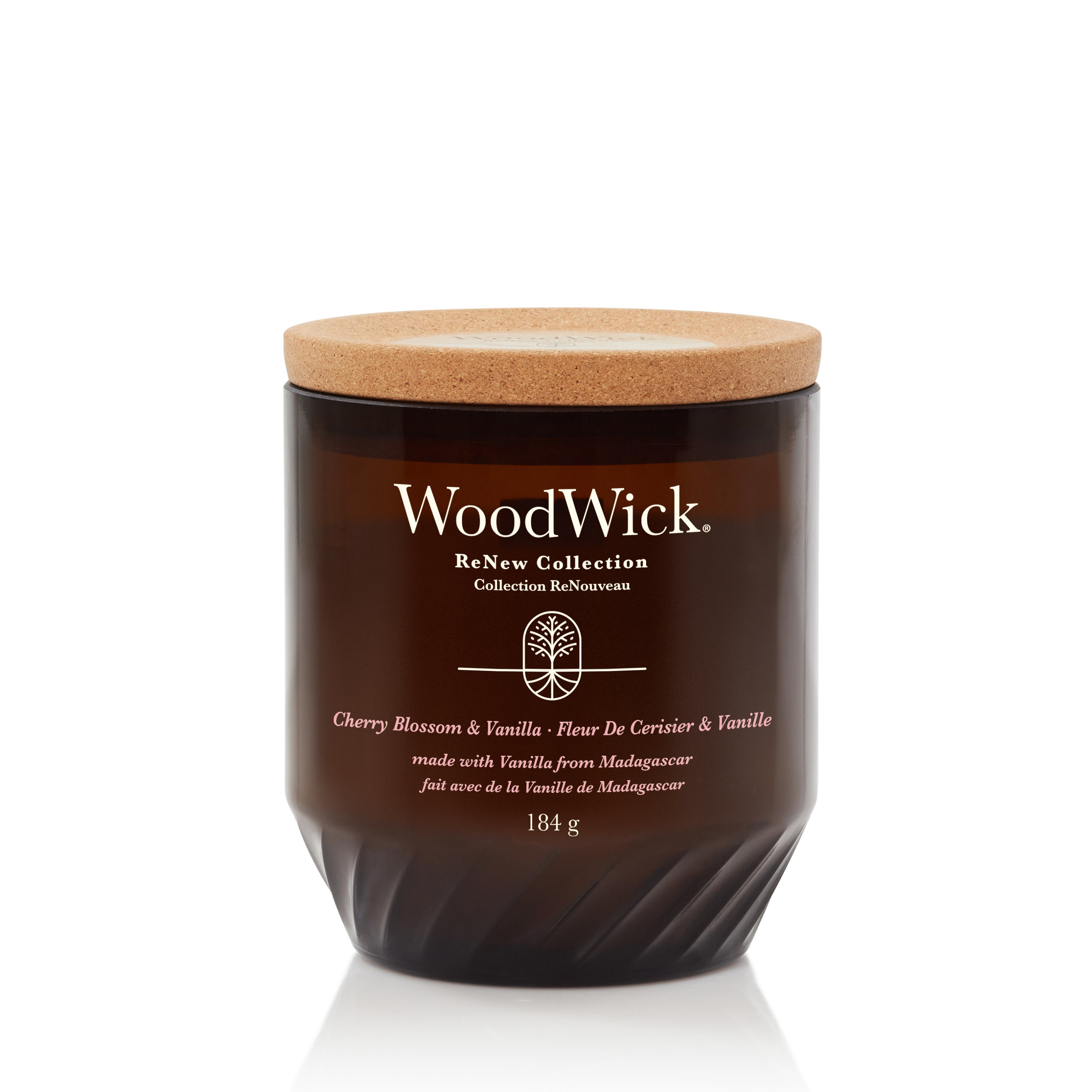 WoodWick ReNew Cherry Blossom & Vanille Medium Candle