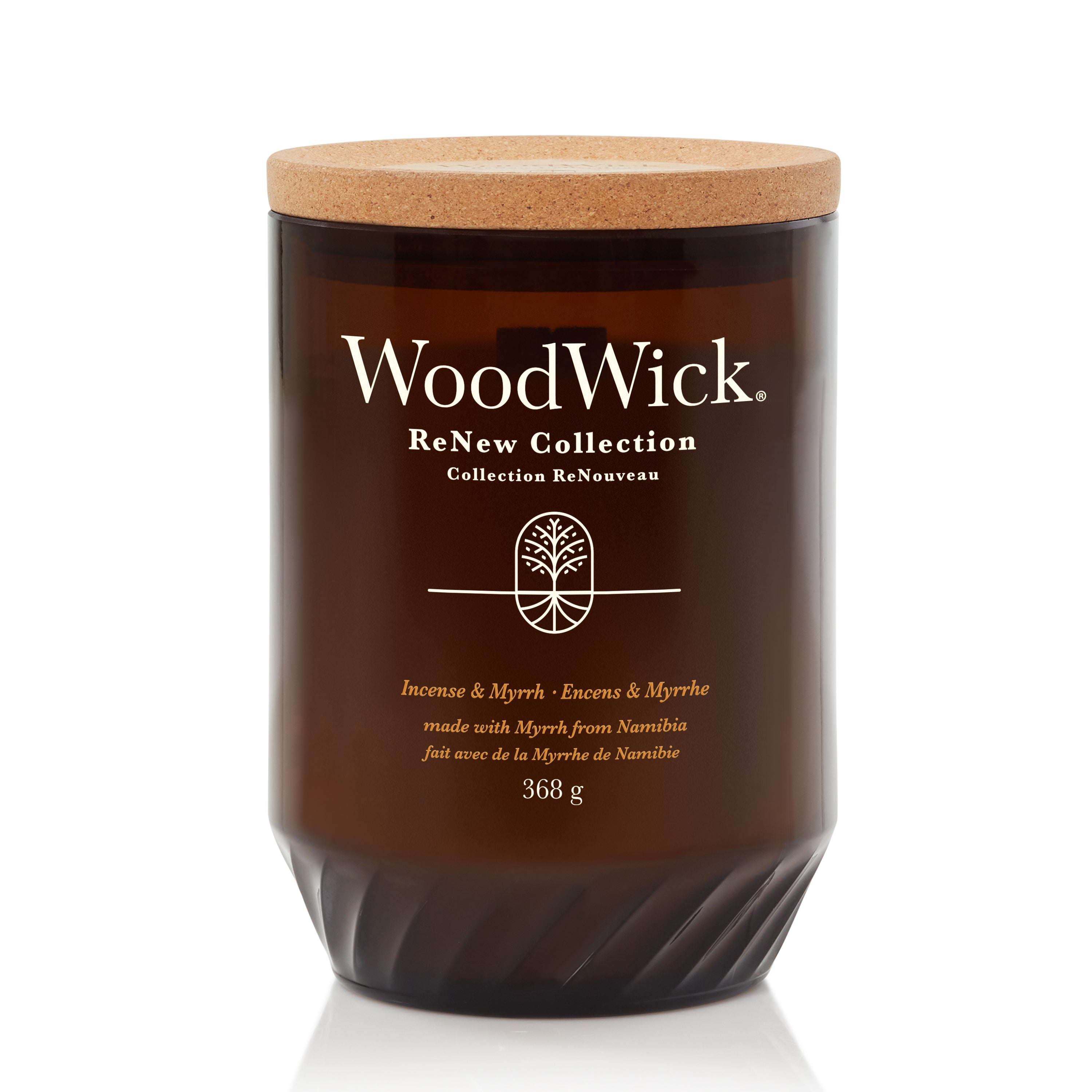 WoodWick ReNew Incense & Myrrh Large Candle