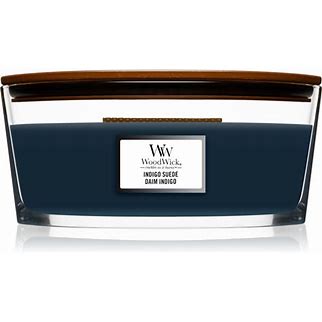 WoodWick Indigo Suede Ellipse Candle