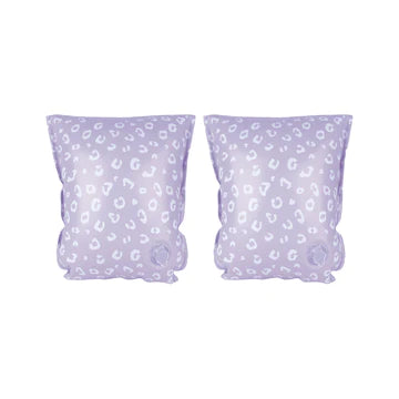 Lila Leopard - Inflatable Swimming Armbands 2-6 years (15-30 kg)